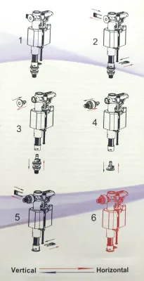 MECANISMO COMPLETO CISTERNA TANQUE ALTO CON GRIFO LATERAL Y DESCARGADOR