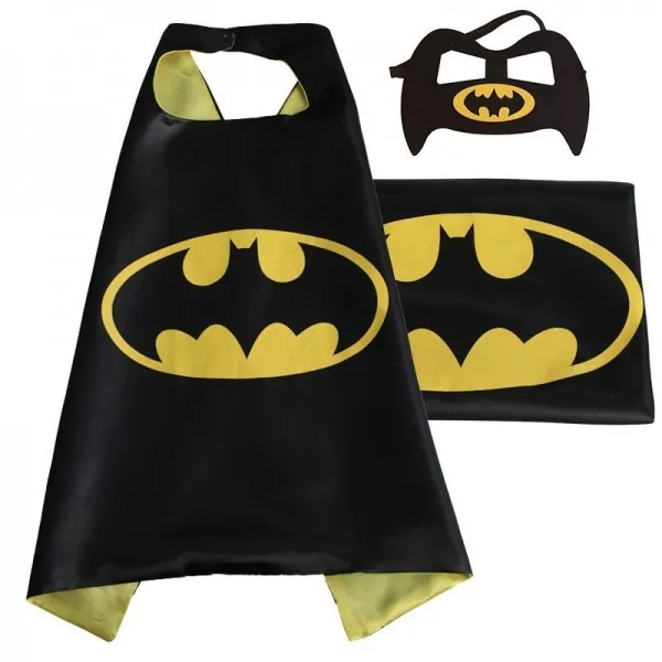 Capa y Antifaz tipo Batman Raíz Tematicas Complementos Super Heroes Inicio  Antifaces Capas Conjuntos Disfraz | Miravia