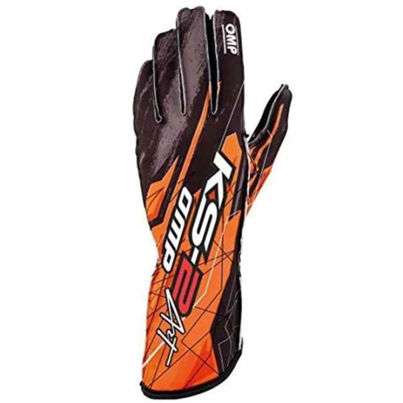 OMP TAZIO VINTAGE gloves - LAMBORGHINI - Black - Size S, IB0-0747-A02