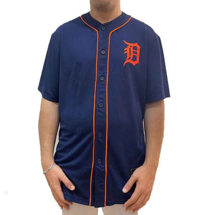 47 MLB Detroit Tigers Pinstriped Grafton Sleeveless T-Shirt White