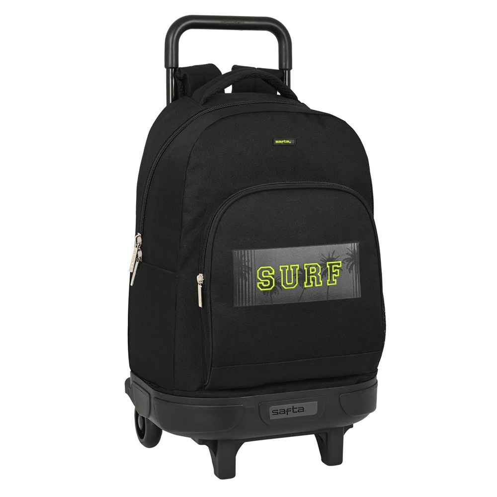 Safta Mochila Grande Con Ruedas Compacta Y Extraíble – 33x45x22cm Multicolor, Ideal Para Viaje, Escuela O Trabajo (642230918)