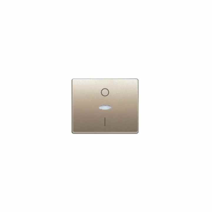 Tecla interruptor bipolar luminoso bronce niebla BJC Mega 22708-BNL ...
