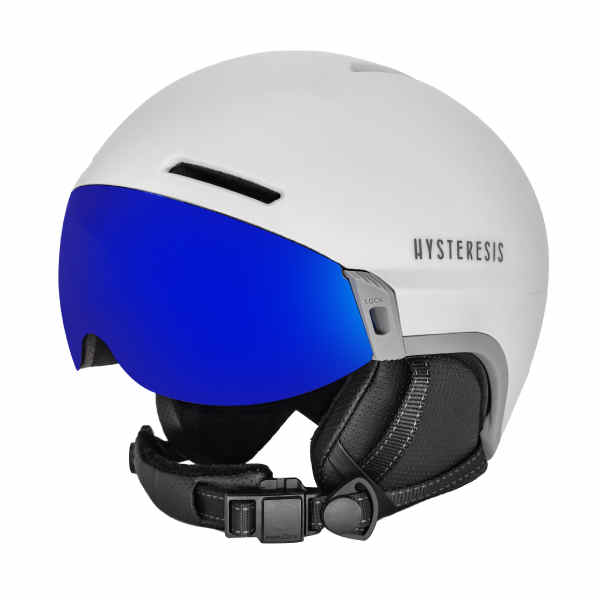 Casco Esquí Hysteresis P-Shock Visera negro lente plata