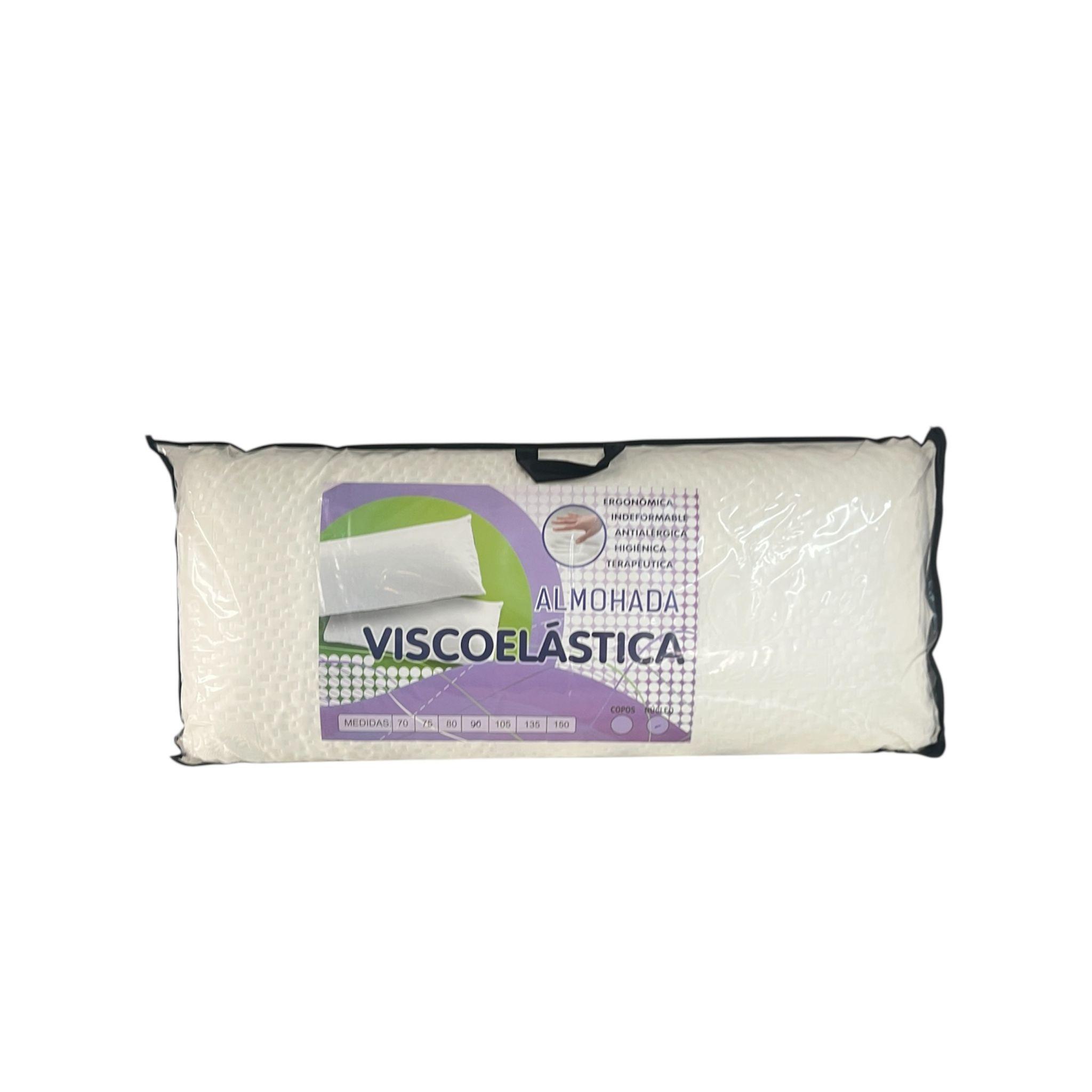 ALMOHADA  - VISCOELASTICA - ERGONOMICA - INDEFORMABLE - ANTIALERGICA - HIGIENICA - TERAPEUTICA - ALOE VERA - MEDIDA 90 CM