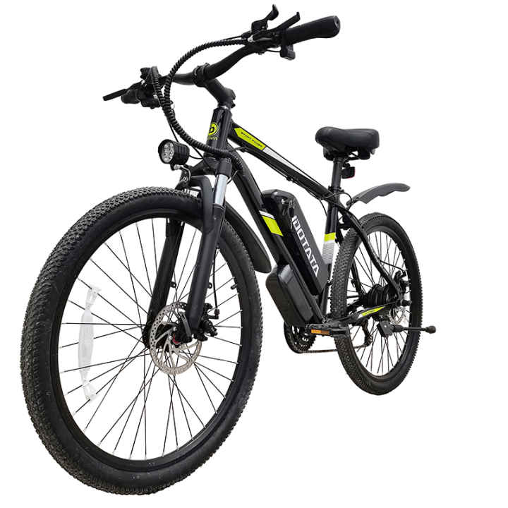 Ebike-bicicleta eléctrica de montaña para adulto, bici con batería de litio  de 500W, 48V, 12,8 AH, Variable, 7 velocidades, 26 neumáticos anchos