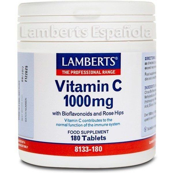 Lamberts Vitamina C 1000mg 180tab Con Bioflavonoides Miravia