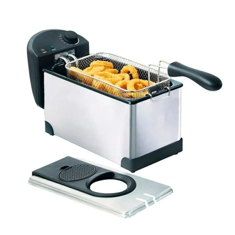 FREIDORA DE ACEITE - MARCA FAMILYCARE - FAMILY CARE - FC  - MODELO FCFR0003 - FREIDORA ELECTRICA - POTENCIA 2000W - DESMONTABLE FACIL LIMPIEZA - CAPACIDAD DE 3 LITROS - MATERIAL INOX