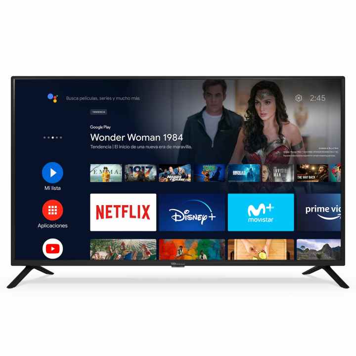 Smart TV 40 pulgadas Full HD Hey Google Official Assistant con control por  voz. Televisor Android 11 - TD Systems PRIME40C15GLE