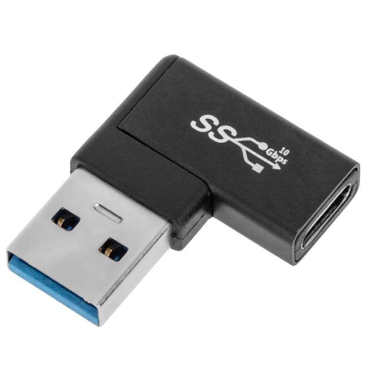 Conector USB 3.0 De 90 Grados Vertical Derecho 90° En ángulo USB Tipo A Macho A Hembra Para Convertidor M/F, Adaptador USB De 90 Grados, Adaptador