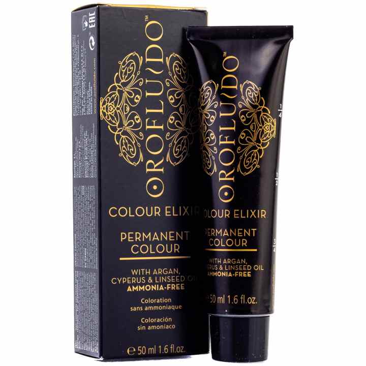 REVLON PROFESSIONAL Orofluido Elixir 50 Ml + Wasserfeste Mascara Schwarz – Nährend & Volle Deckkraft