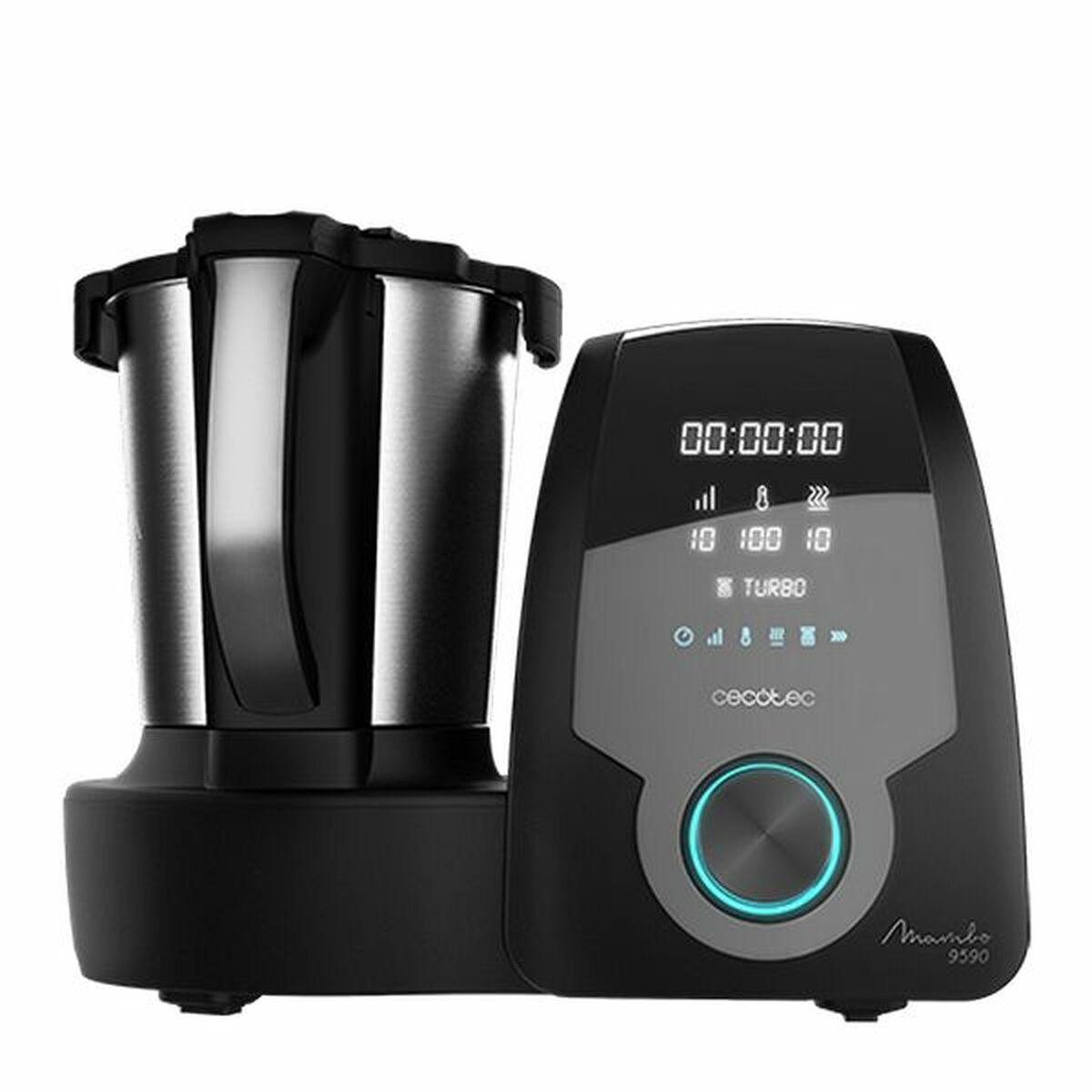 Cecotec 04341 robot de cocina 1600 W 3,3 L Negro, Acero inoxidable