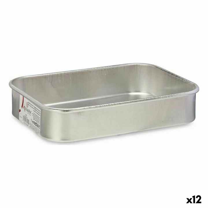 Bandeja Para Horno Antiadherente Quid Sweet Grey Acero Galvanizado