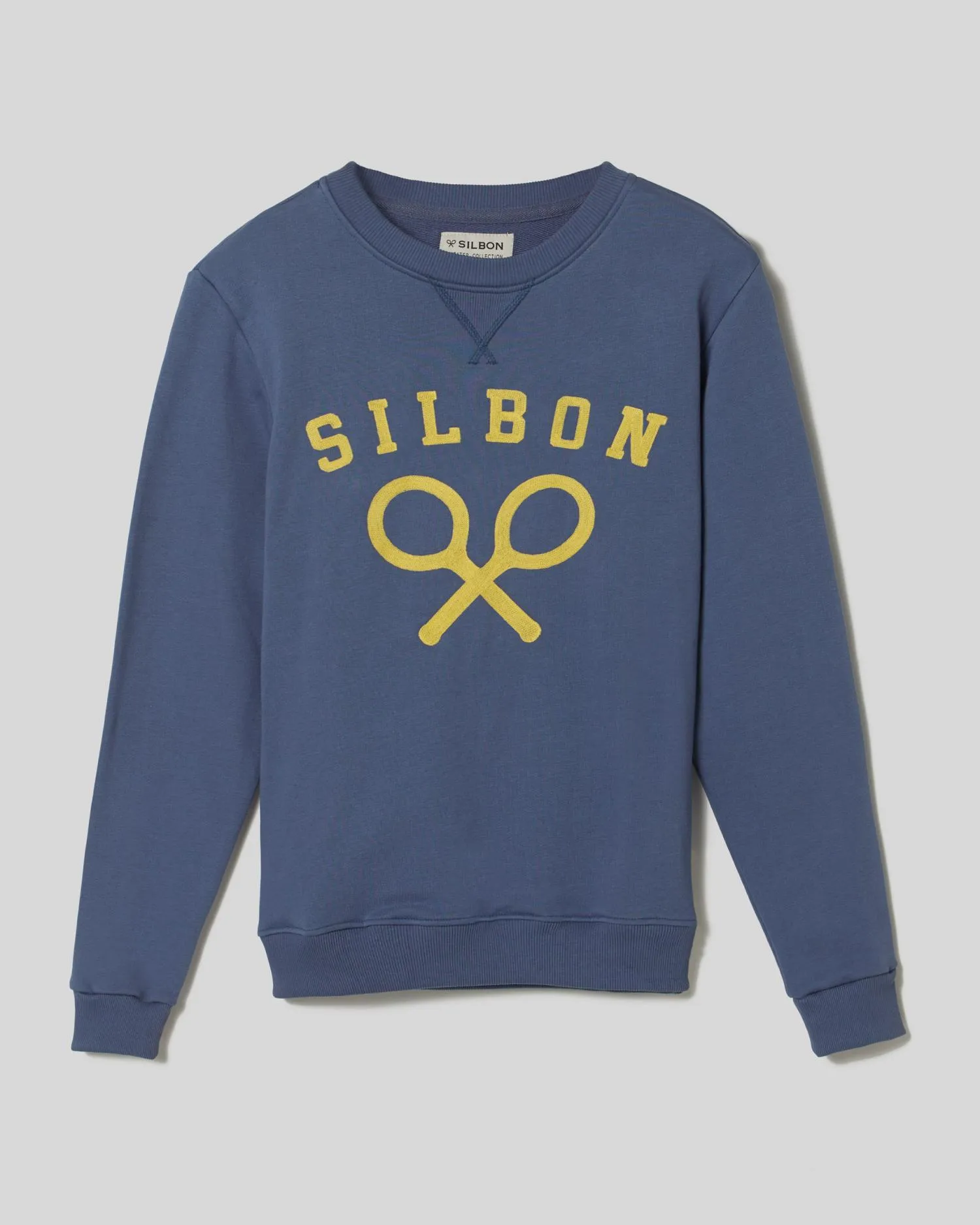 SILBON Sudadera Clasica Logo Azul Plus Para Hombre |