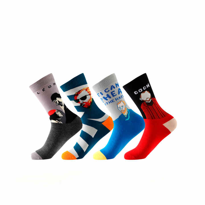 Calcetines Para Disfraz De Joker – Mezcla De Algodón, Nailon Y Elástico, Talla Única Para Pies 9-11 Pulgadas, Ideal Para Complementar Tu Look De Villano