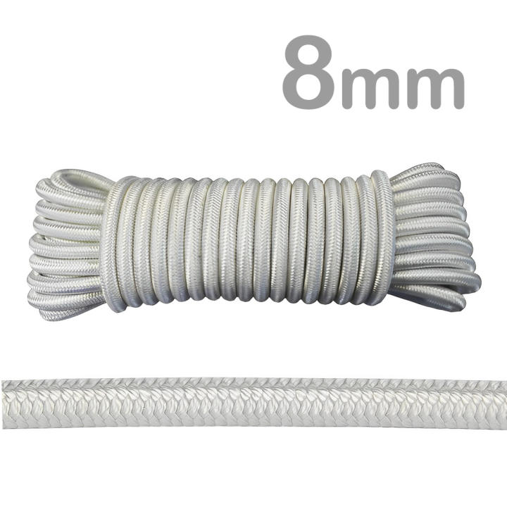 Cinta Elástica Cordón 25m, 2 Mm Blanca - Mercería Online
