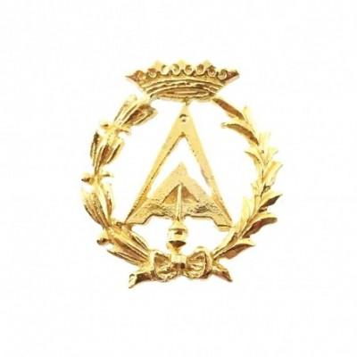 Badge Professionale Argento 925 - Scudo 20mm Per Università E Carriera