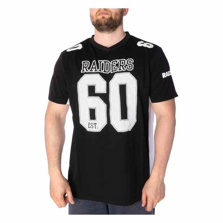 Fanatics Las Vegas Raiders Value Franchise Poly Mesh Supporters Short Sleeve  T-Shirt Black