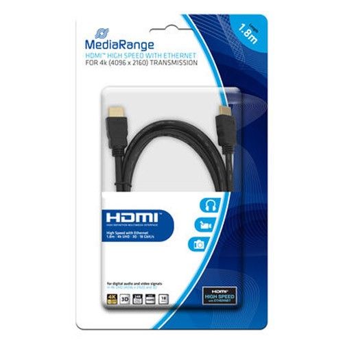 Cable HDMI con MediaRange 1.8mts Miravia