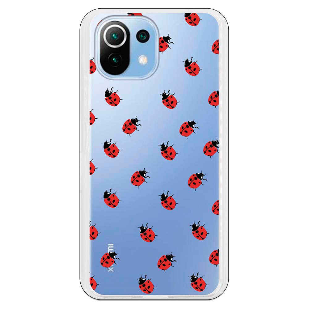Cover Gradiente Per Xiaomi 11 Lite 5G NE / Mi 11 Lite – TPU Trasparente Con Rinforzi Angoli – Rosa/Verde