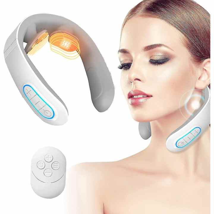 Ultrasonic Portable Lymphatic Soothing Body Shaping Neck Instrument, Ems  Neck Acupoints Lymphvity Massager Device