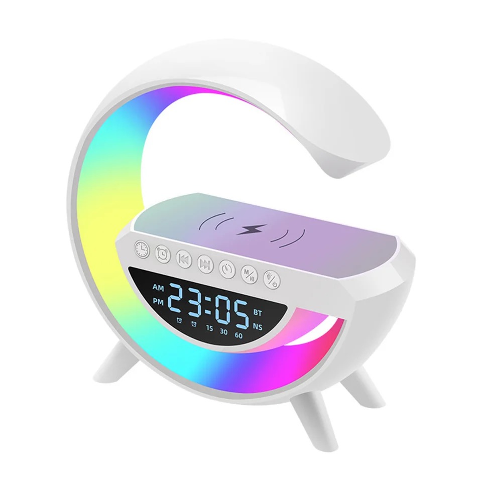 Tradineur - Reloj despertador infantil analógico de plástico