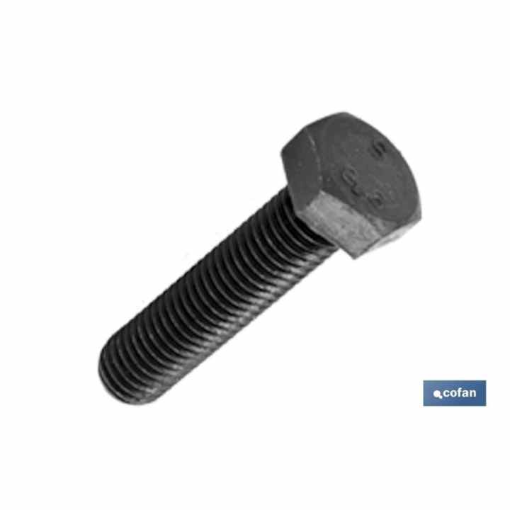 DIN 931 – Vite Esagonale C8.8 M24 X 90 Mm (confezione Da 10 Pezzi)