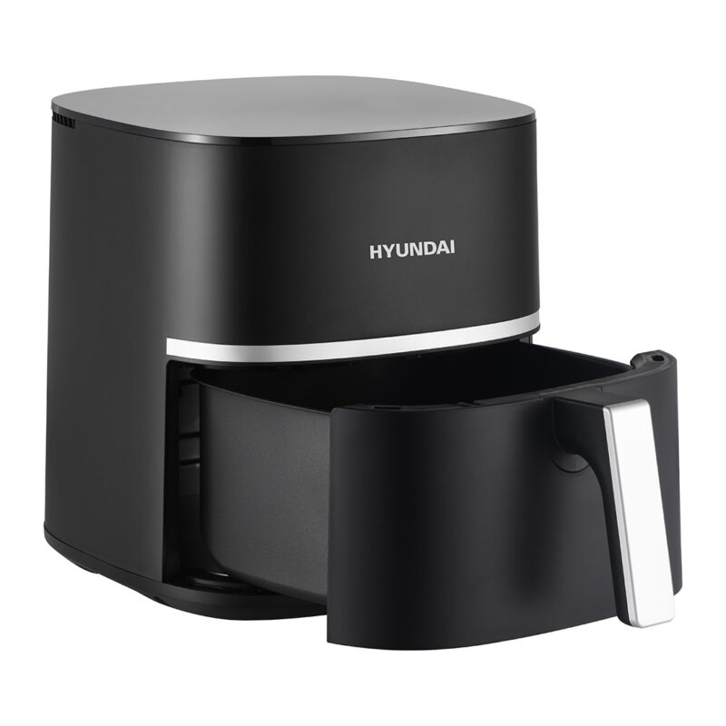 Air Fryer Hyundai, Capacidad 7 L, Color Negro. Dimensiones: 33,65cm 38,5cm 28,8cm. Control con Display, 10 Programas. - feidora sin aceite