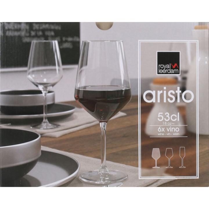 Bidasoa IKONIC - Lot De 6 Verres à Vin 24 Cl Marine - Design Gaufré Élégant Et Résistant