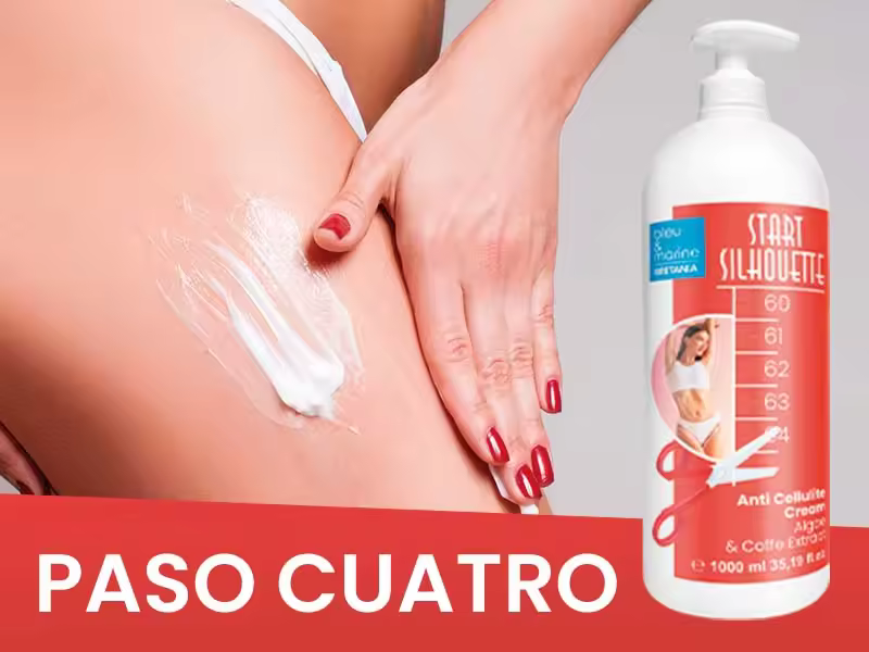 Gel Efecto Calor Anti Celulitis Drenante y Reductor | Hot Gel con Algas, Café y Aceites Esenciales | Moldear la Silueta - bleu & marine Bretania - details 4