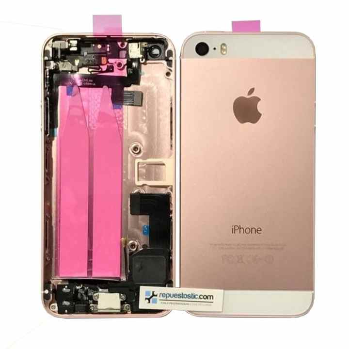 Carcasa Trasera Completa Chasis Oro Rosa iPhone 8