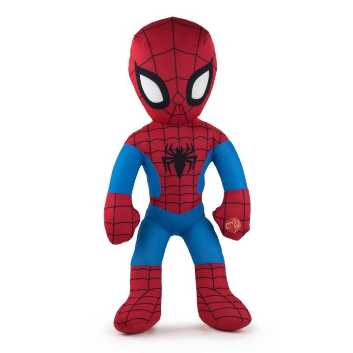 Peluche De Spiderman De 38 Cm Con Sonido – Play By Play, Calidad Nylex, Producto Oficial De Marvel, Apto Para Niños A Partir De 12 Meses