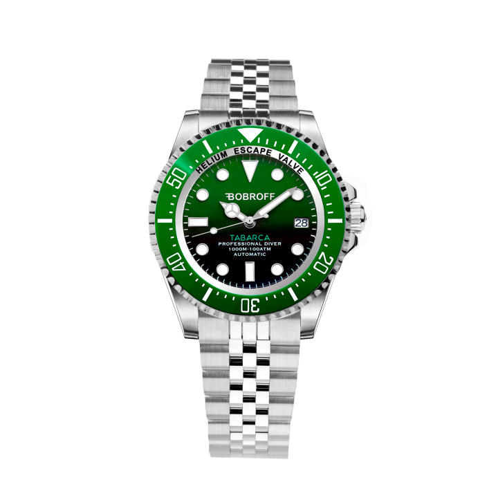 Orologio Automatico Bobroff BF0016V2 | Acciaio Inox, Triplo Calendario, 10 ATM