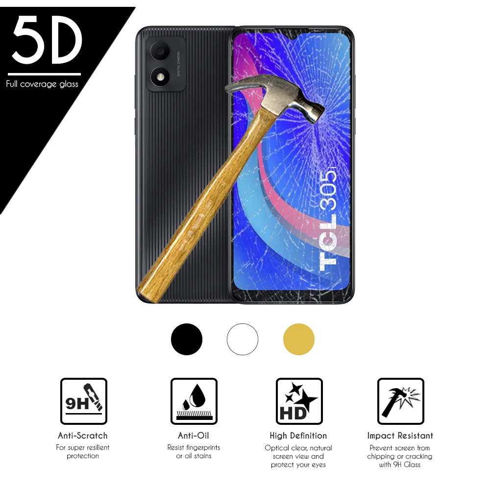 Custodia Per TCL 305i (6.52'') – Cover Morbida In Silicone TPU Sottile, Design 'Amore' In Nero, Protezione Antigraffio - copertina