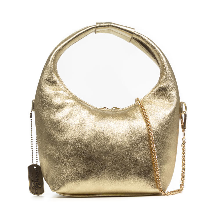 GIUDI ® - Bandolera, Bolso De Mujer De Piel Vacuno Lisa, Auténtica Piel, Fabricado En Italia (marrón