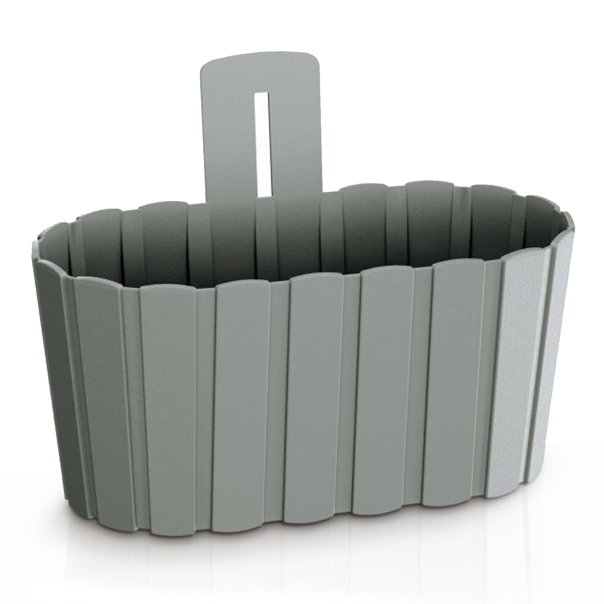 Fioriera Da Parete Properplast Wall 3,3L | Antracite, 27,4x15x20,2 Cm – Vaso Per Balcone E Terrazzo