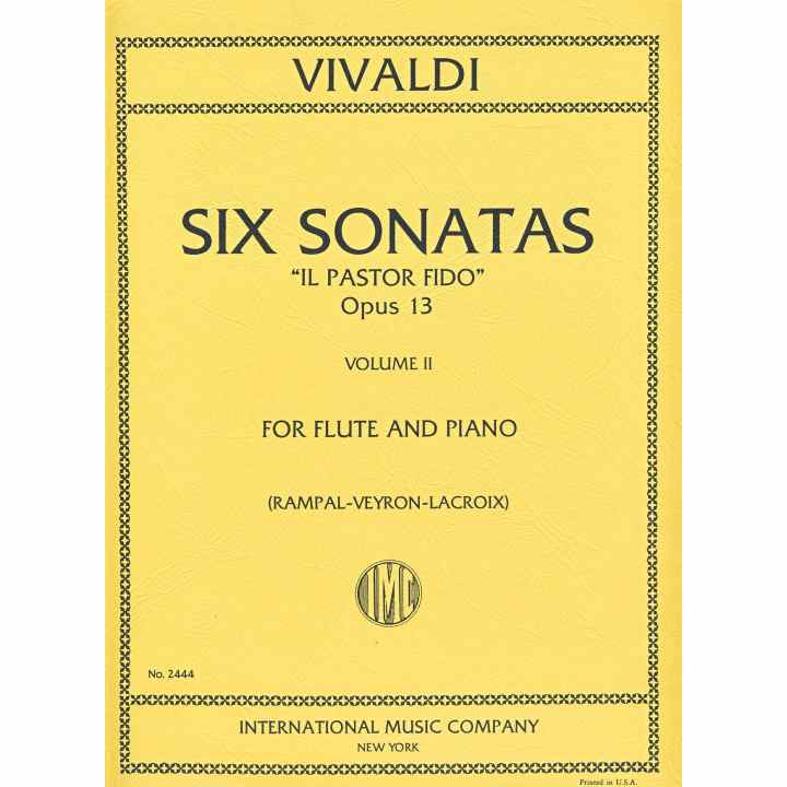Vivaldi, A :: Six Sonatas 'Il Pastor Fido' op. 13 Vol. II