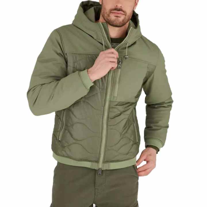 Chaqueta Guess Utility verde brillante para hombre