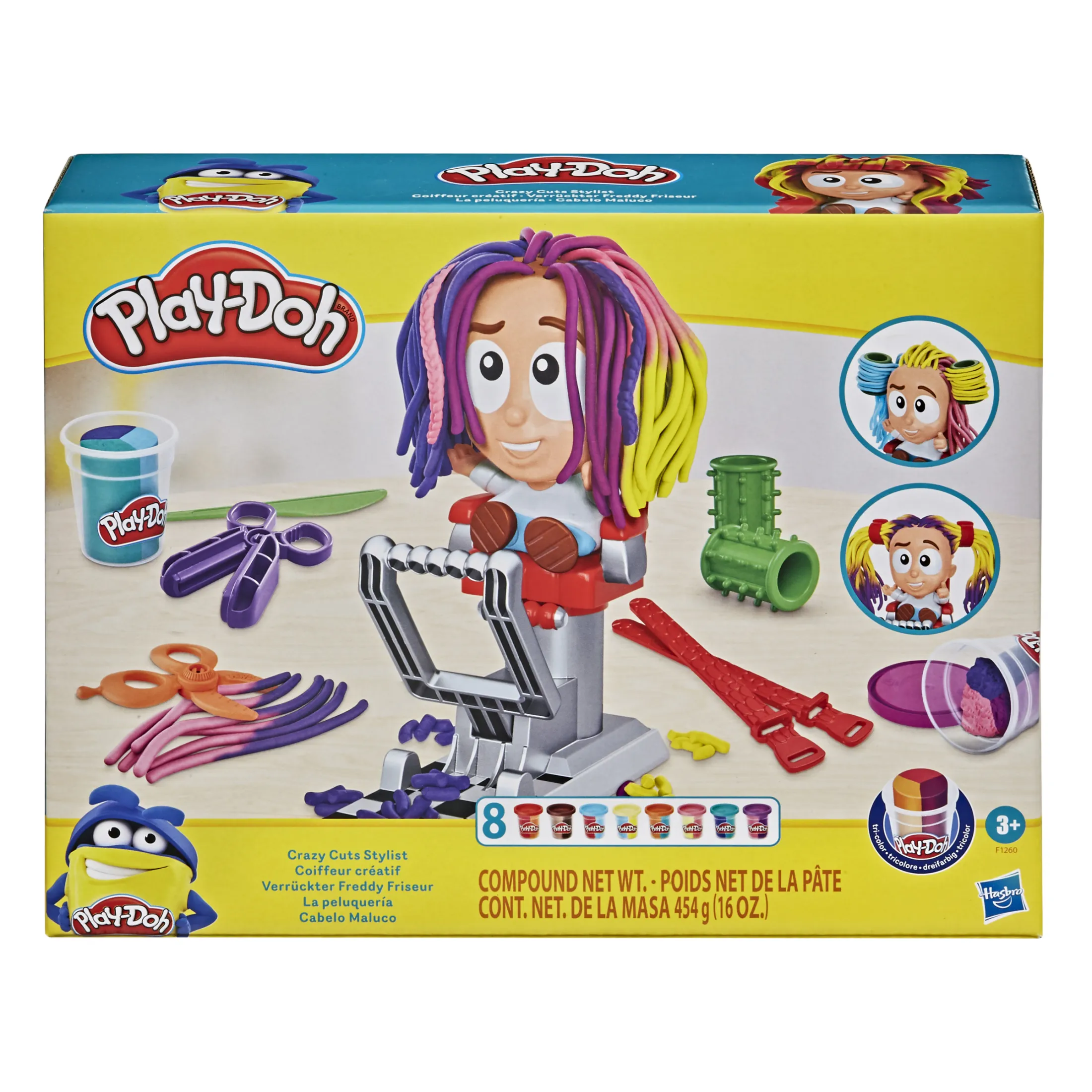 Hasbro Original - La peluquería - Juguete creativo - Play-Doh  - 3 AÑOS  Envío Gratis - F12605L0 - 1
