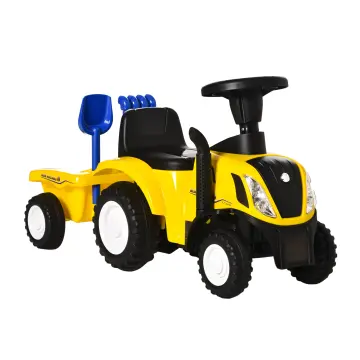 Tractor Eléctrico para Niños de +3 Años 2 en 1 Correpasillos