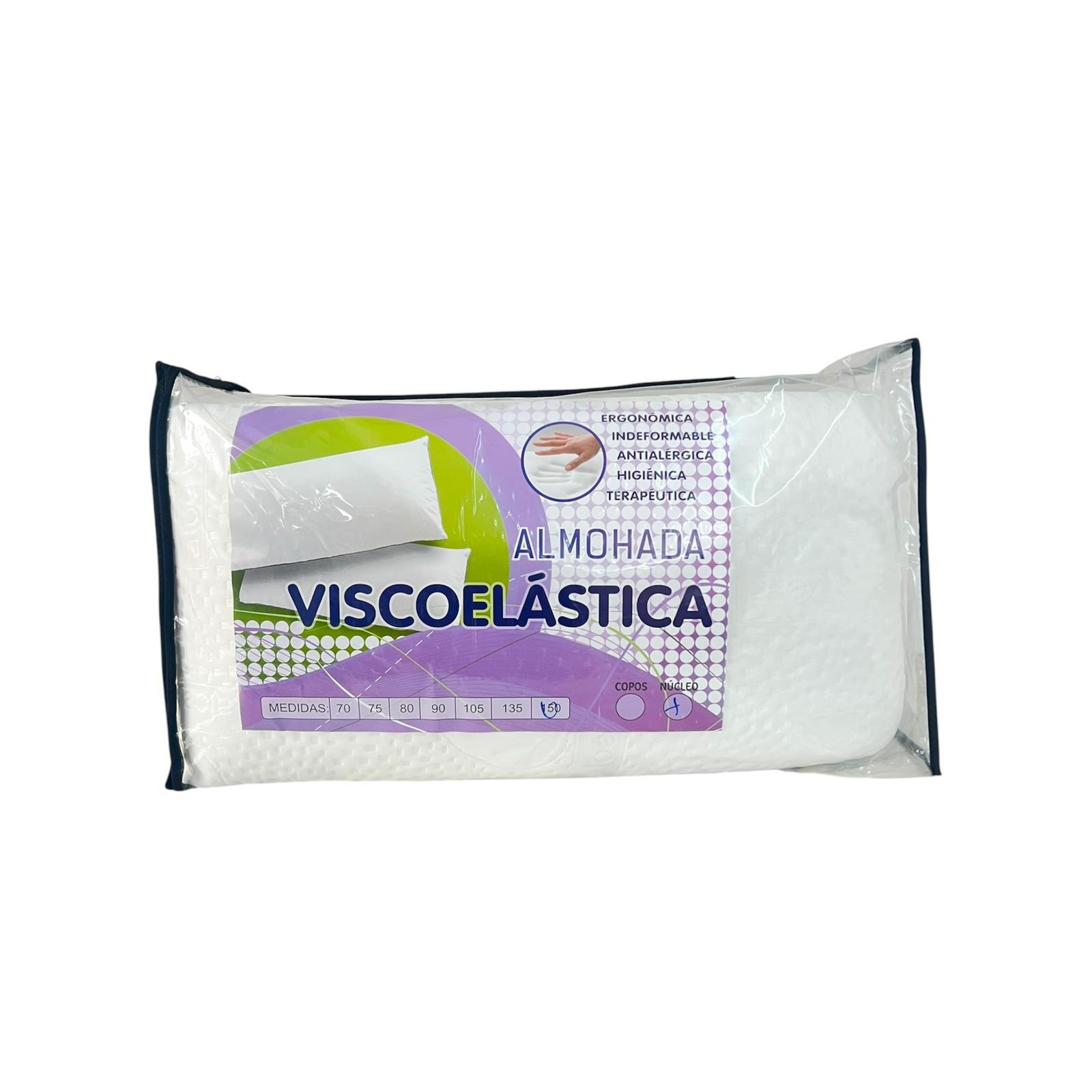ALMOHADA  - VISCOELASTICA - ERGONOMICA - INDEFORMABLE - ANTIALERGICA - HIGIENICA - TERAPEUTICA - ALOE VERA - MEDIDA 150 CM