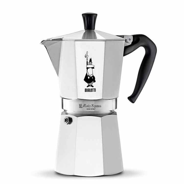 Cafetera Bialetti Moka Express 3, 6 y 9 tazas