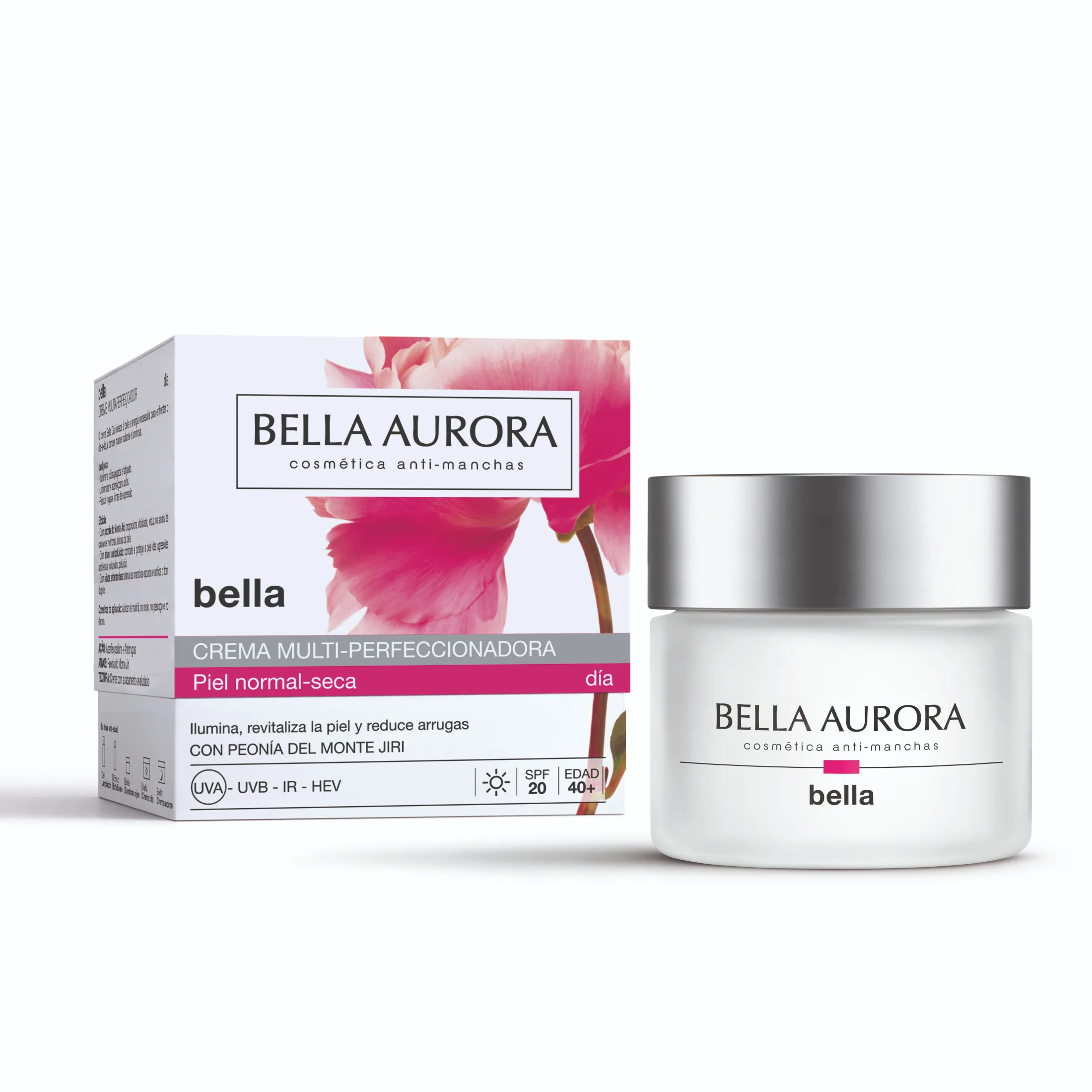Bella Aurora Crema Día Piel Seca | Facial 40+ Años | Anti-Edad y Anti-Manchas | Tratamiento Facial Hidratante | BELLA