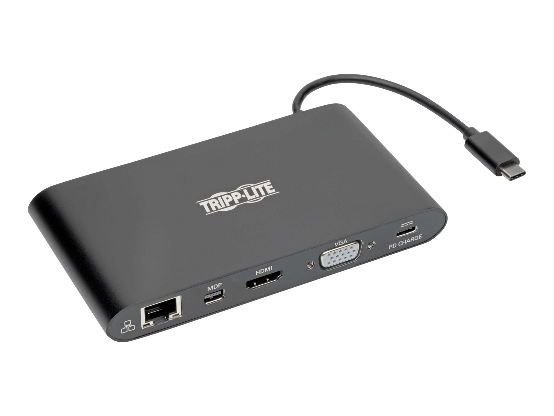 Tripp Lite USB 3.1 Gen 1 USB C Docking Station W/ USB-A, HDMI, VGA, MDP ...