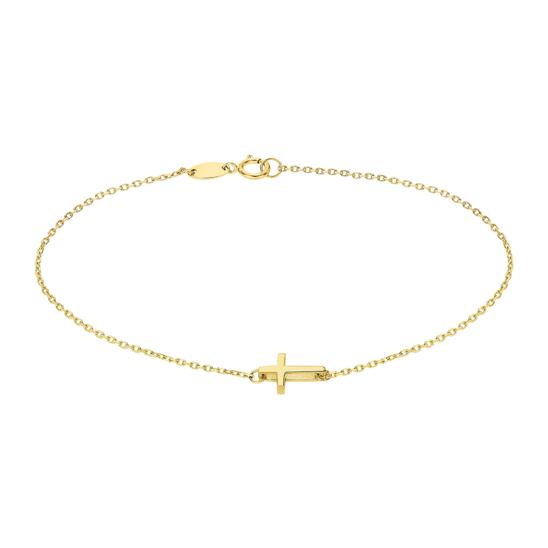 Bracciale Time Road AP00100/18 In Oro 9K 375 - Donna, Lunghezza 18 Cm, Design Minimalista, Senza Gemme, Confezione Originale