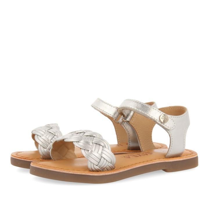 Sandalias Niña Blancas Sandalias Plateadas GIOSEPPO Para Niña