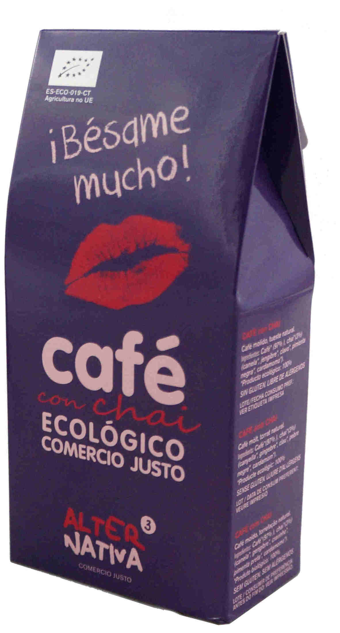 Café Molido Con Chai ¡bésame Mucho Molido Bio Alternativa3 Miravia 