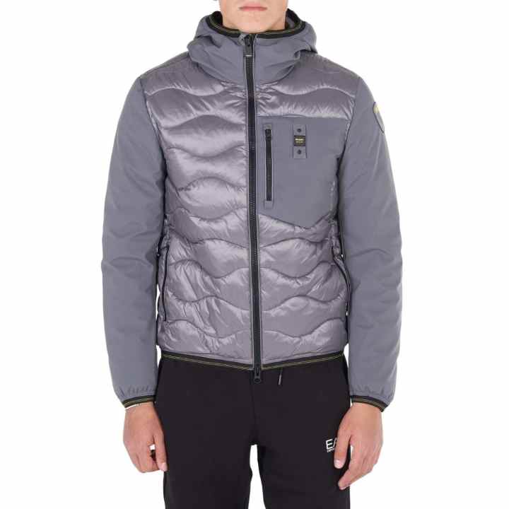 Blauer Giubbini Corti Imbottito Piuma Chaqueta Acolchada Para