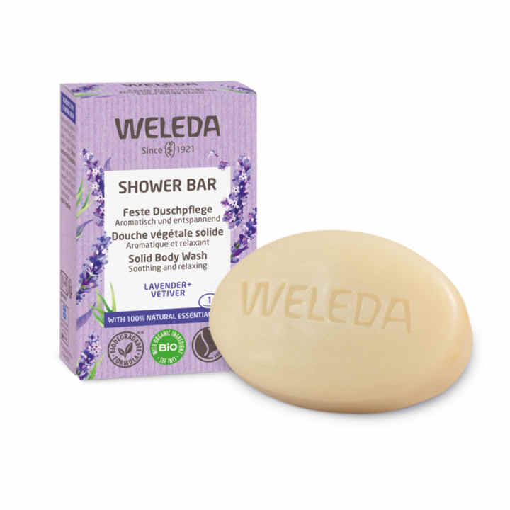 Higiene Weleda SHOWER BAR jabón de ducha sólido refrescante 75 gr | Miravia
