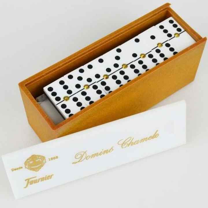Pack De 2 Dominós De Marfilina Profesional, Calidad Máxima, Caja De Plástico Incluida