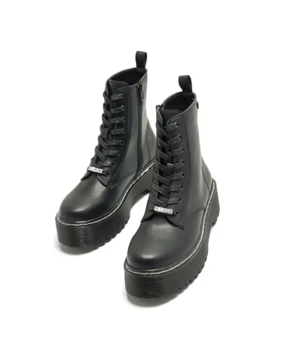 MUSTANG 50192 MILITAR Botas Militares Mujer Negro